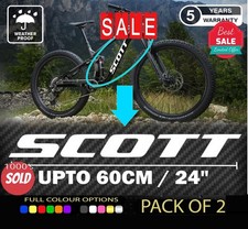 2x SCOTT Bike Frame Vinyl