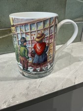 Ringtons Christmas 1991 Children Window Shopping Fine Bone China Cup Vintage Mug