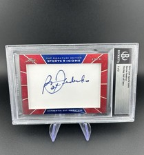 2014 Leaf Sports Icons Cut Signatures Bernie Federko Auto /2 NHL Ice Hockey BGS