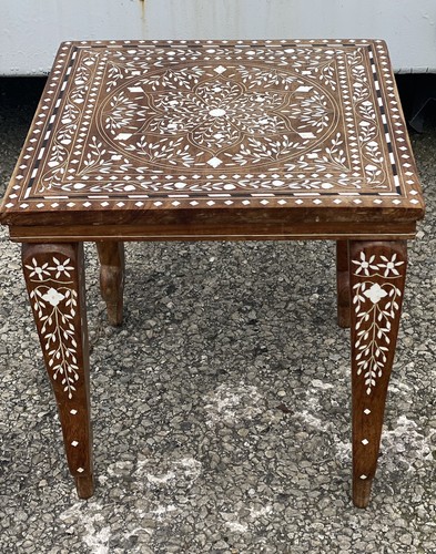 Indian handmade carved - indian, inlaid