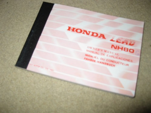 Genuine honda lead motorcycle - genuine,