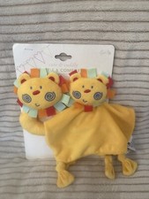 Mothercare Lion Rattle And Comforter Set In Yellow, Brand New With Tags.