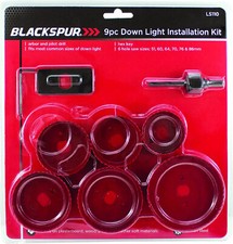 9PC Down Light Hole Saw