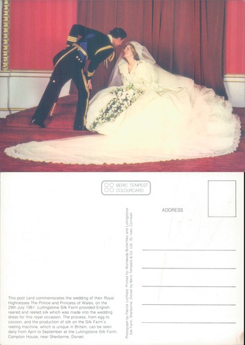 Postcard wedding royal - wedding,