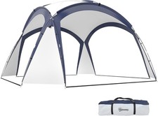Outsunny gazebo cream blue - outsunny,