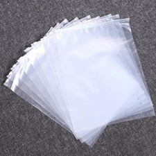 ATB-Foger Transparent Resealable Bag Reusable Zip Lock Perforated Zip - 30Pcs