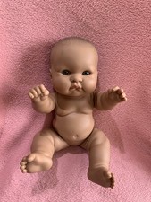 Berenguer Light Brown Doll Chubby Baby Doll Cheeky Face 13" Approx