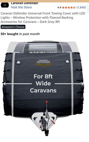 Caravan front defender cover - caravan,