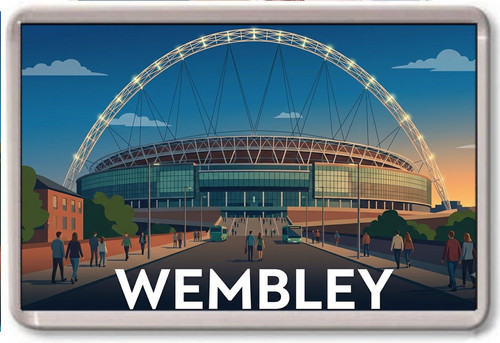 Fridge magnet wembley stadium - -wembley,