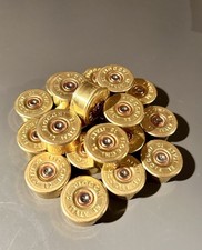 20 FIOCCHI brass 12 Gauge shotgun cartridge end Caps for hobby Arts & Crafts