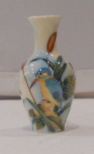 Old Tupton Ware Kingfisher Design Vase 4"  TW7960