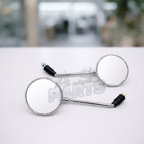 Rear side view - chrome, mirror