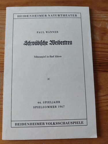 Heidenheimer naturtheater 1967 - heidenheimer,