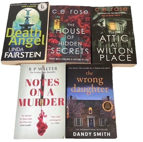 Crime thriller books - thriller, bundle