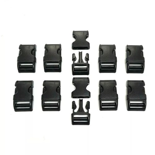 Black delrin plastic side - delrin,
