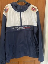 Mens Kings Will Dream Coat Jacket Kagool Waterproof Size Medium Hooded 