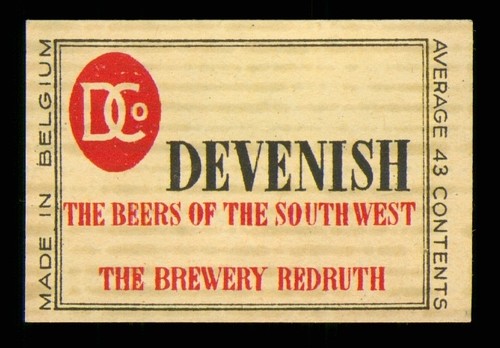 Matchbox label brewery - label,