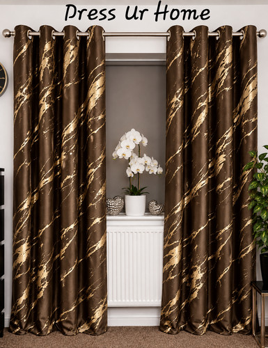 Velvet curtains marble - velvet, gold