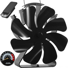 Wood Stove Fan Heat Powered