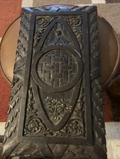 Antique carved wood door - carved,