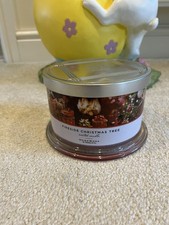 HomeWorx Harry Slatkin 4 Wick Candle Fireside Christmas Tree 510g