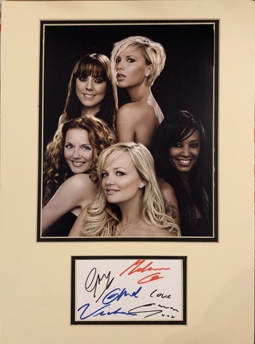 Spice girls photo card - &,