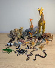 Zoo Farm Safari Animals big bundle (giraffe lion hippo rhino cheetah dog ect)