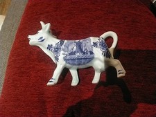 Vintage Delph Cow Creamer Jug