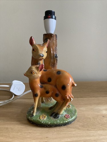 Vintage deer and fawn - deer,