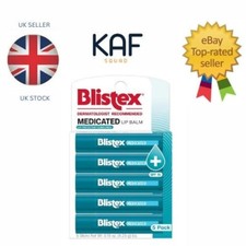 Blistex Medicated Lip Balm Sunscreen Dryness & Chapping, SPF 15, 5 Balm Pack