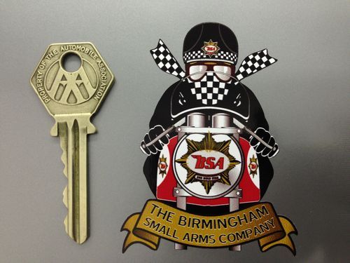 Bsa cafe racer pudding basin - bsa,