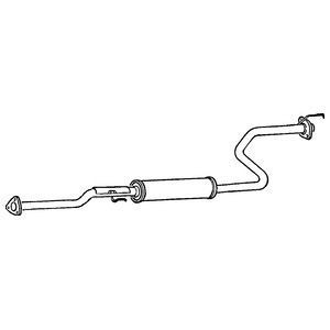 Klarius centre pipe silencer - centre,