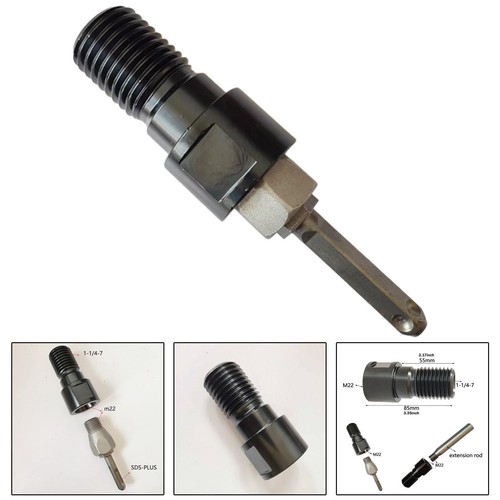 Black thread adapter diamond - black,