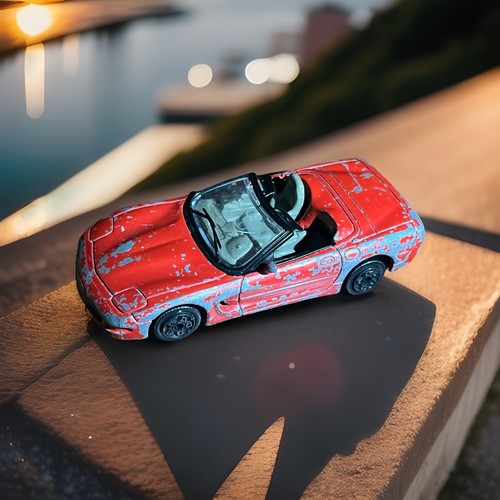 Burago chevrolet corvette 43 - burago, 1/43