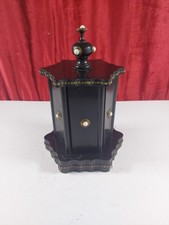 Antique French Wood & Brass Display Cabinet Dispenser