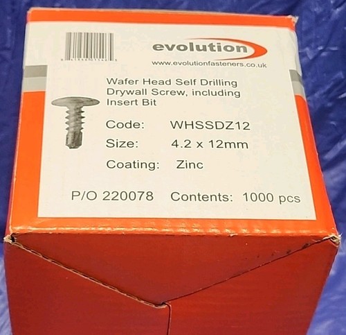 Evolution fasteners whsdz12 - evolution,