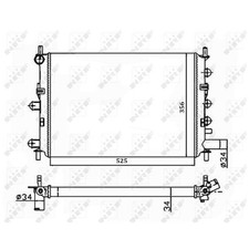 Radiator for ford escort mk5 - ford,