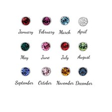925 Sterling Silver Birthstone