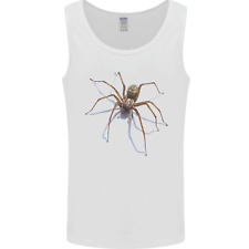 Gruesome Spider Halloween 3D Effect Mens Vest Tank Top