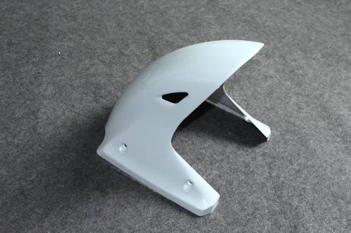 Unpainted white front - unpainted, fender