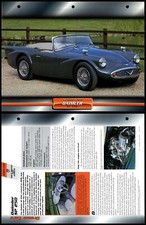Daimler SP 250 - 1959- Sports - Atlas Dream Cars Fact File Card