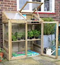 MINI WOODEN GREENHOUSE