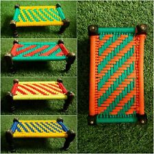 Indian Wooden Charpai Home Decor Juth Khat/Cot (Color - Assorted) Gift Item