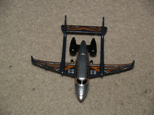2009 matchbox twin boom plane - 2009,
