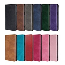 Magnet Leather Wallet Case for