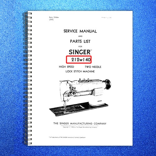 Singer 212w140 sewing - singer,