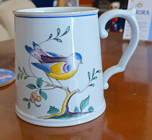 Spode queens bird tankard - spode,