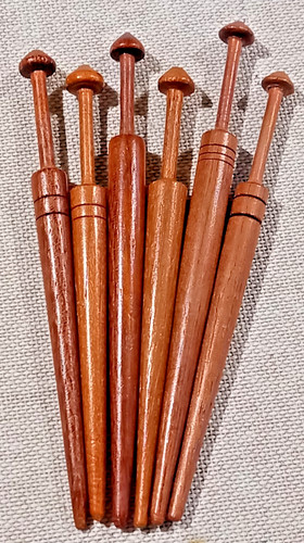 Bobbin lace 6x - (lot, #07)