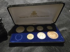Historic British Sterling Collection with Collection of Other Coins In A Case