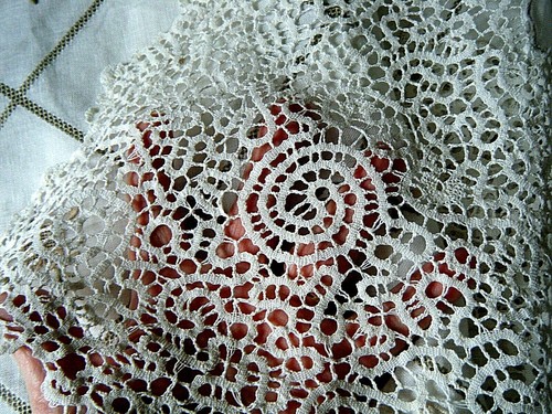 Vtg banquet tablecloth - vtg,